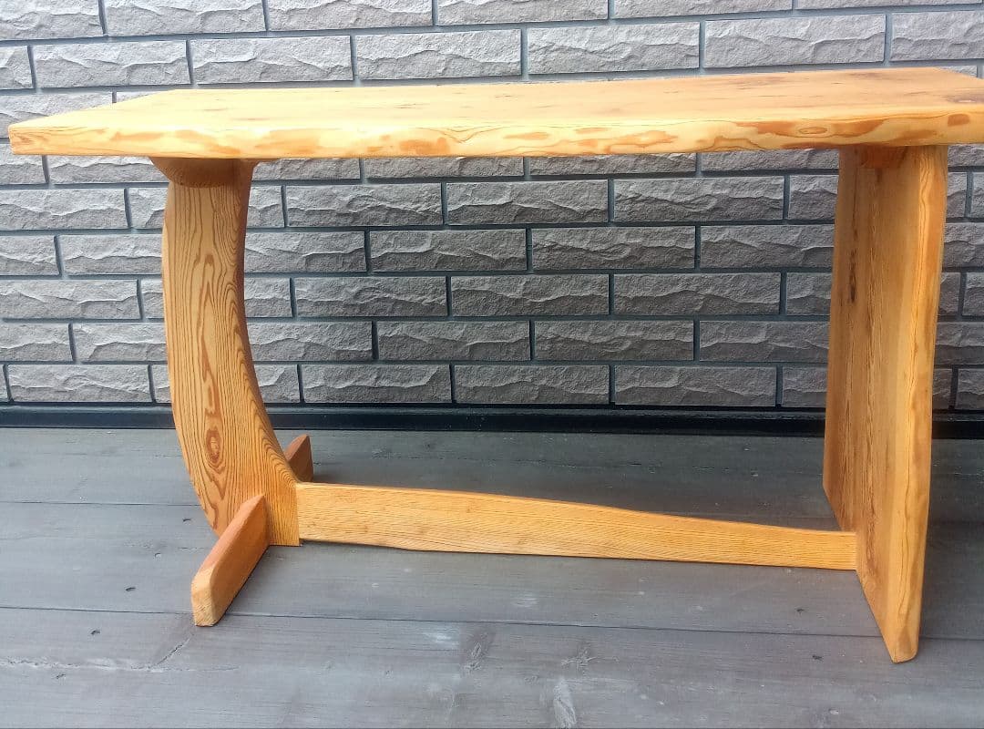 桧ローテーブル（ハンドメイド）