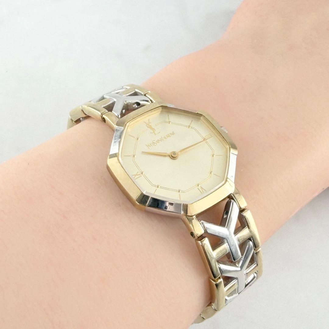 【新品電池】 YSL オクタゴン コンビ Yベルト4620-E62143 QZ