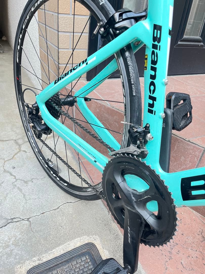 ねあぽりす　Bianchi ARIA SHIMANO105ロードバイク