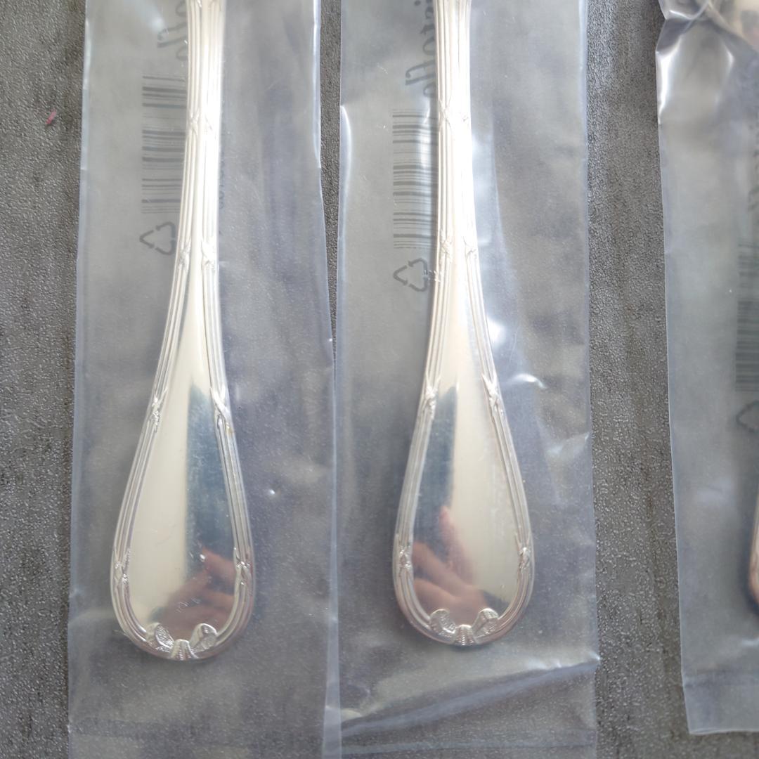 クリストフル リュバン ケーキフォーク コーヒースプーン 未開封 4点 紙箱入り