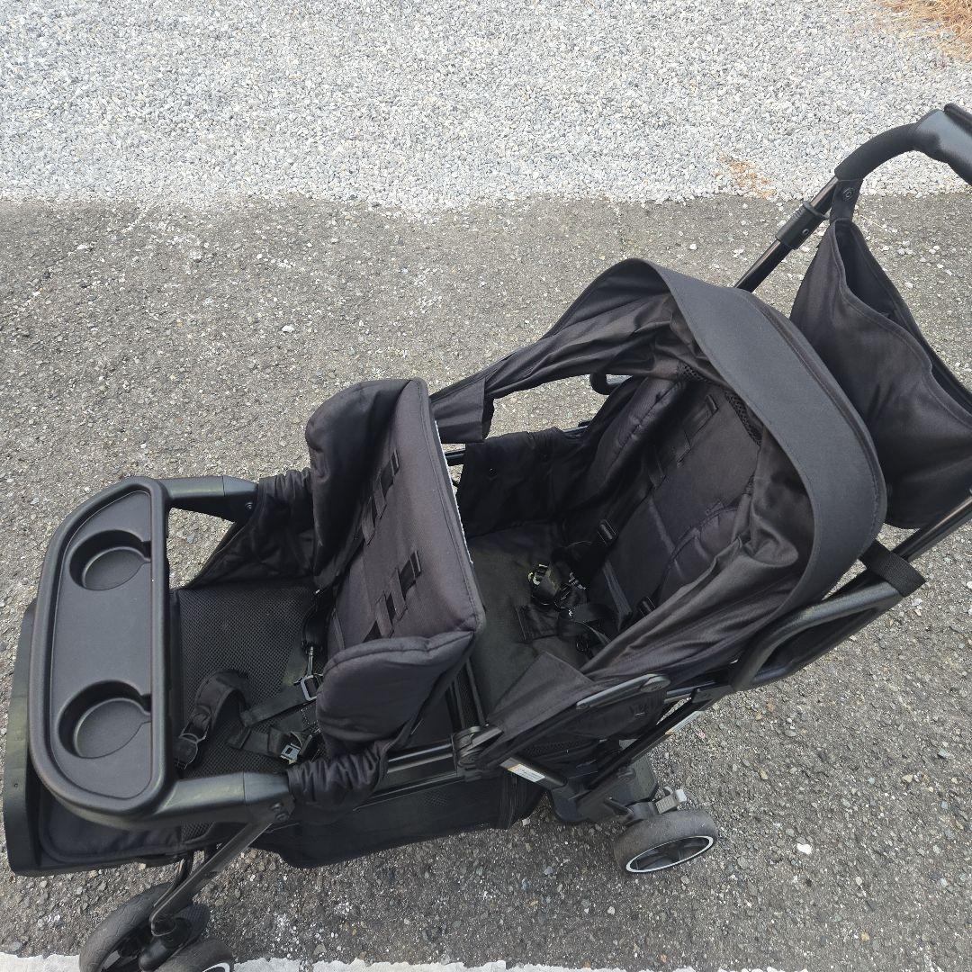 KATOJI 二人でゴー2人乗りベビーカー リアリート付