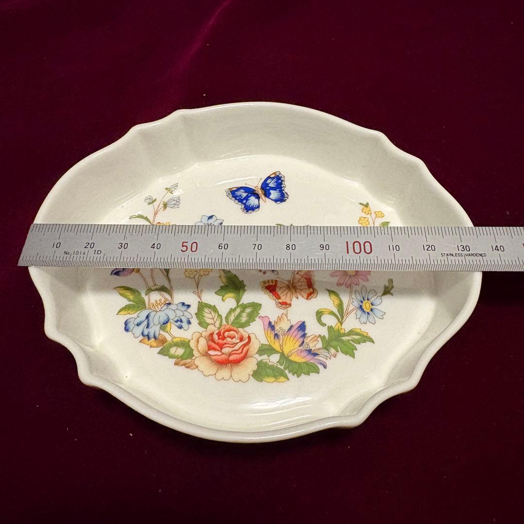 エインズレイ コテージガーデン 一輪挿し フラワーベース 皿　プレート　小物入れ