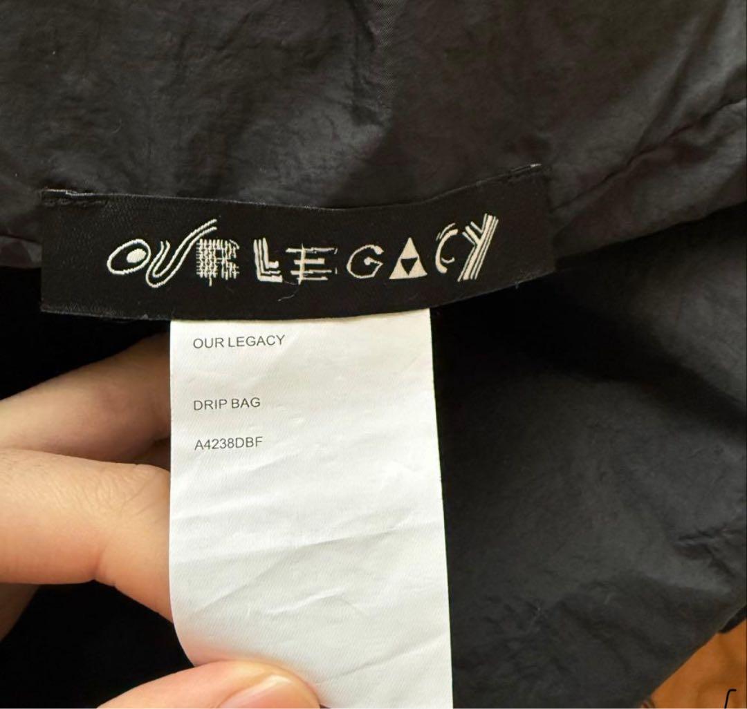 専用 OUR LEGACY DRIP BAG トートバッグ ハンドバッグ