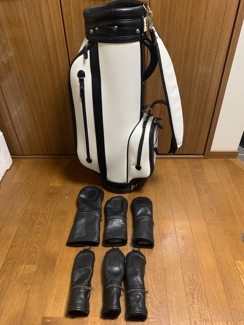 い*ん様 ▲限定10本▲ 革　クロコダイル型押　ホワイト/ブラック　カッコいい