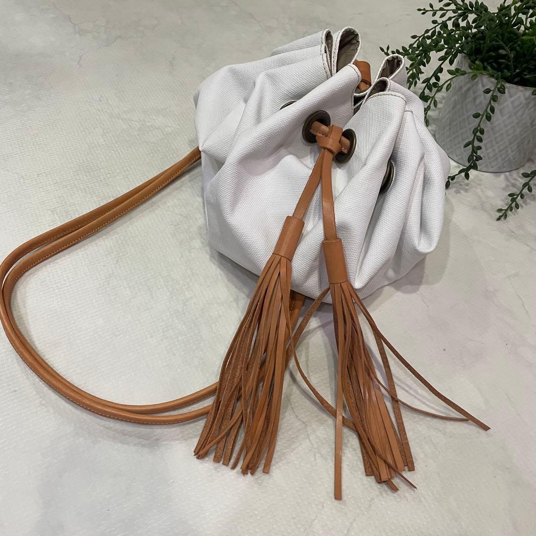 日本製　ヌメ革使用　seeeお散歩バッグ