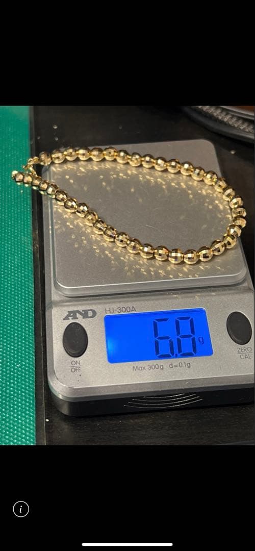 k18 ミラーカット　ブレスレット