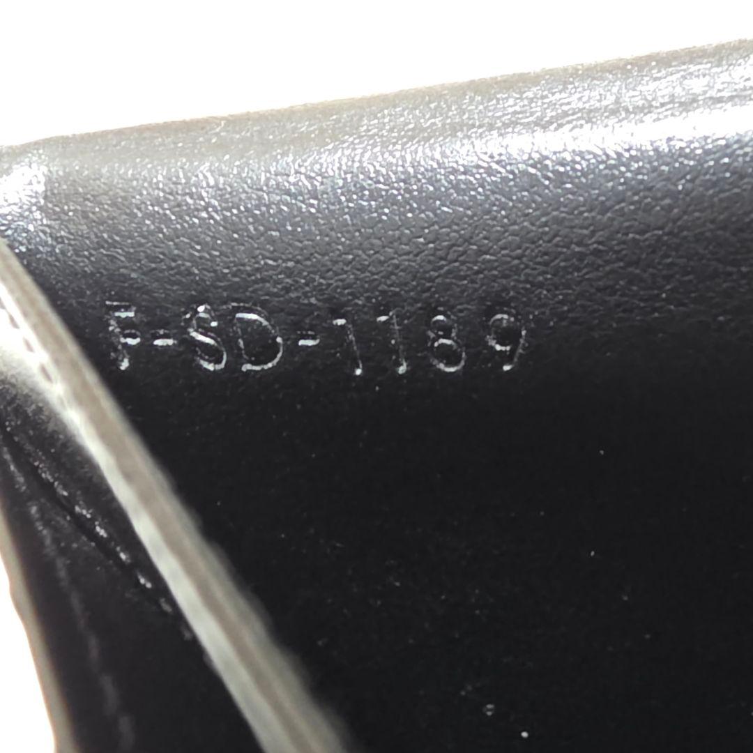 CELINE　ブラック　黒　レザーエンボス　長財布