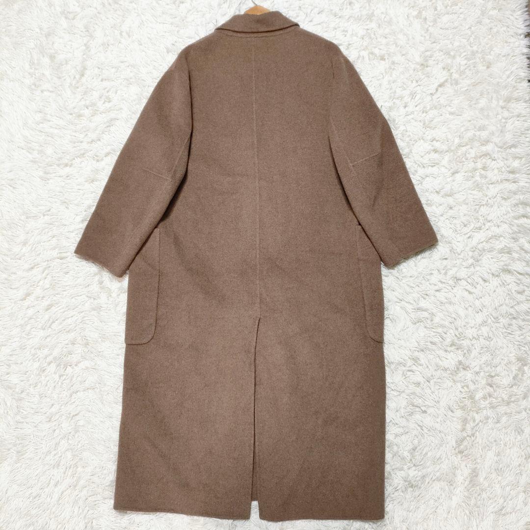 TODAYFUL Wool Over Coat 38 ウール マキシ丈 ブラウン