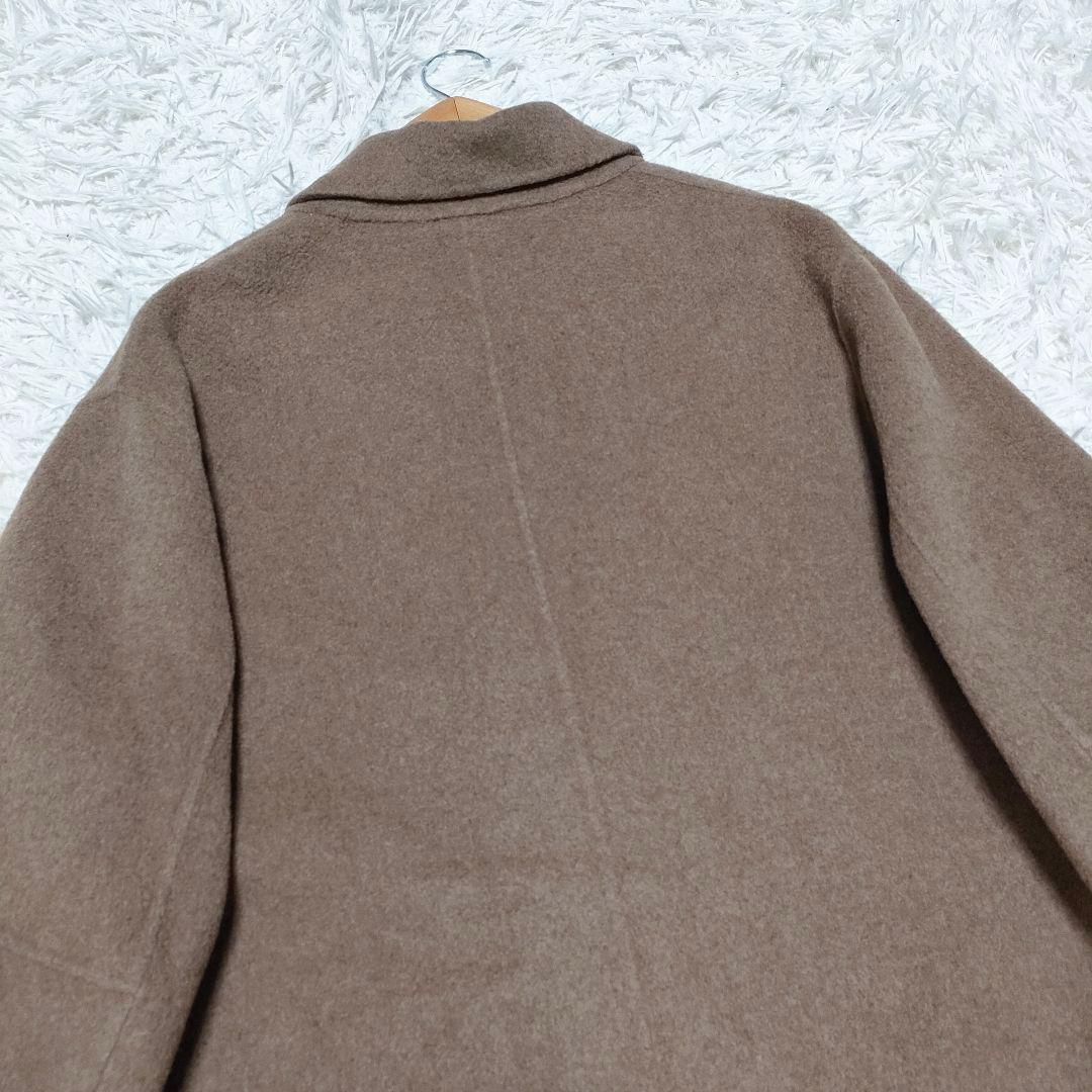 TODAYFUL Wool Over Coat 38 ウール マキシ丈 ブラウン