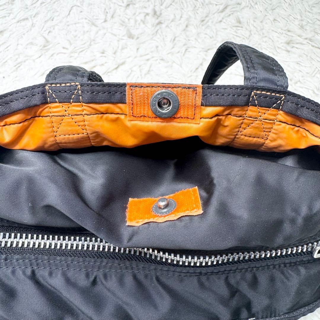 【訳あり人生】PORTER タンカー ミニボストンバッグ ブラック