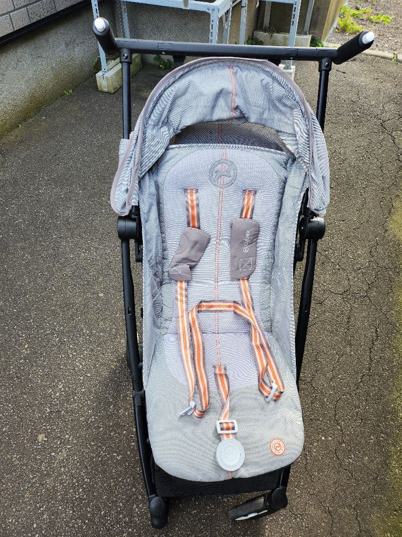 Sybexコンパクト折りたたみバギー グレー