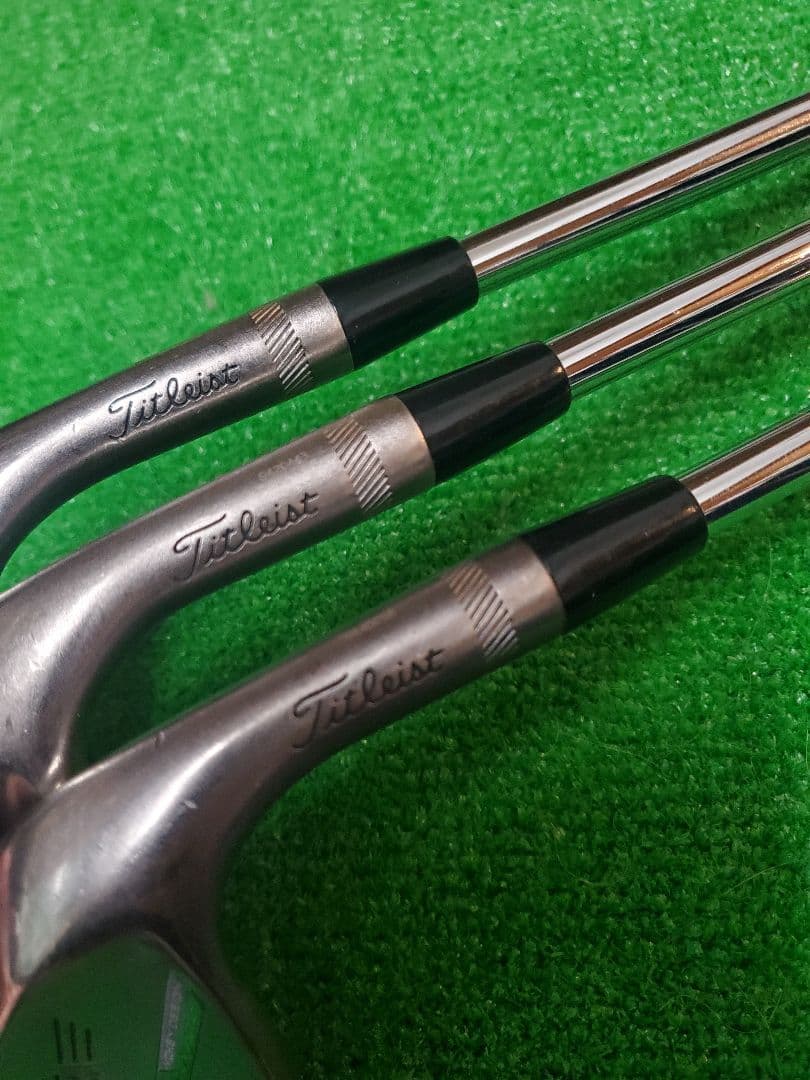 【美品】タイトリスト.ボーケイSM10.ニッケル.3本セット.コーティング済