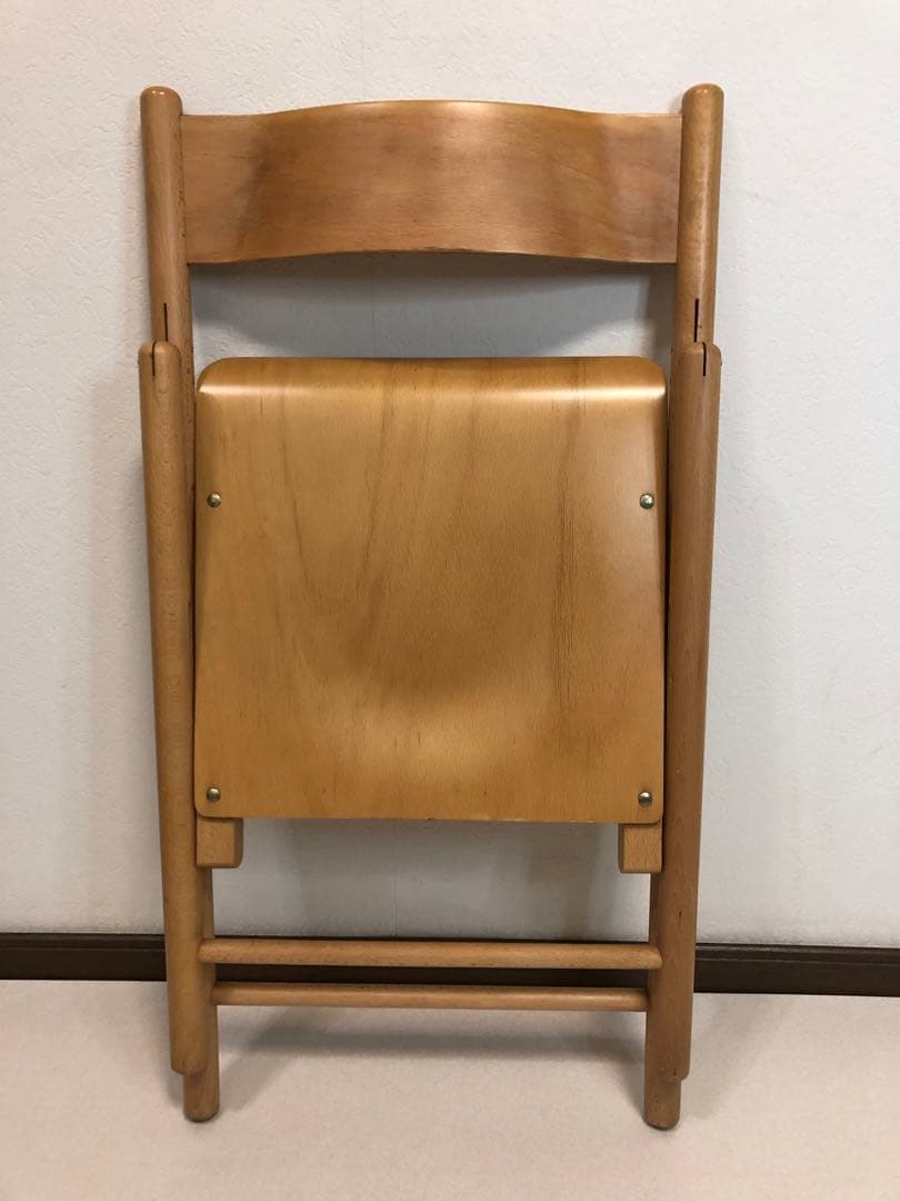 希少 廃盤 良品計画 無印良品 ブナ材 折りたたみ 椅子 フォールディングチェア