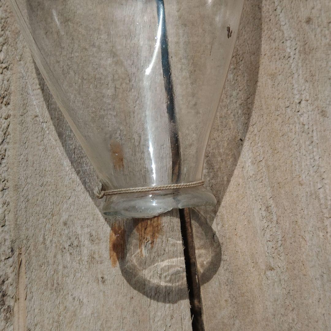 昭和レトロ　魚具　吹きガラス魚瓶