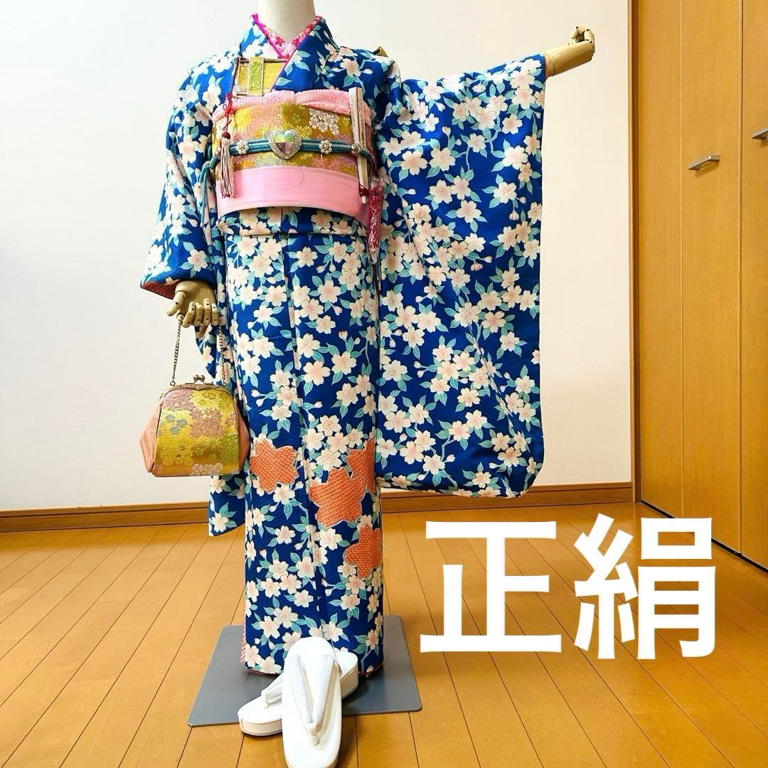 アキアカネ　　No.１七五三　7歳　　正絹着物フルセット