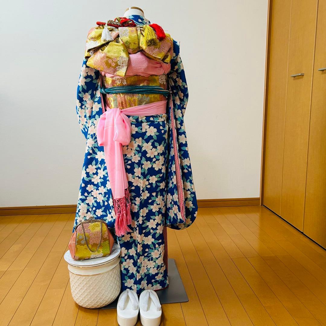 アキアカネ　　No.１七五三　7歳　　正絹着物フルセット