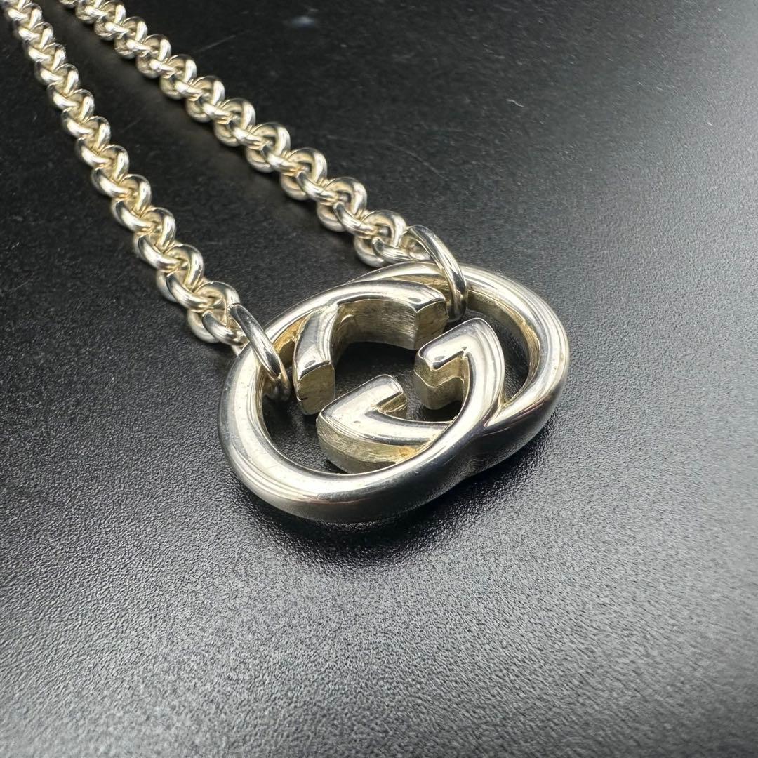 極美品✨　GUCCI　ネックレス　インターロッキング　ロゴ　刻印　1470