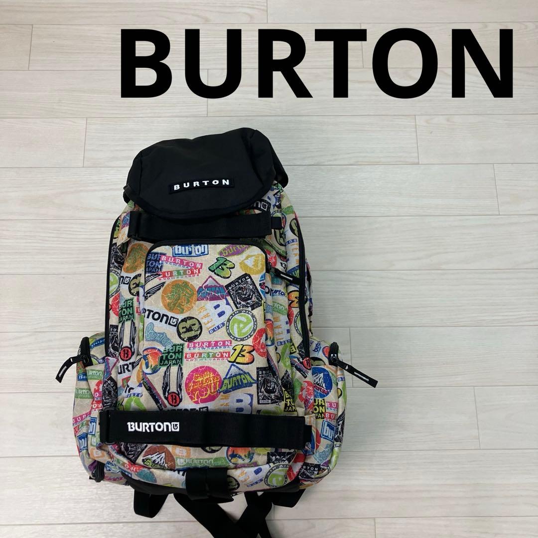BURTON バートン バックパック リュック 多機能 総柄 ステッカー柄
