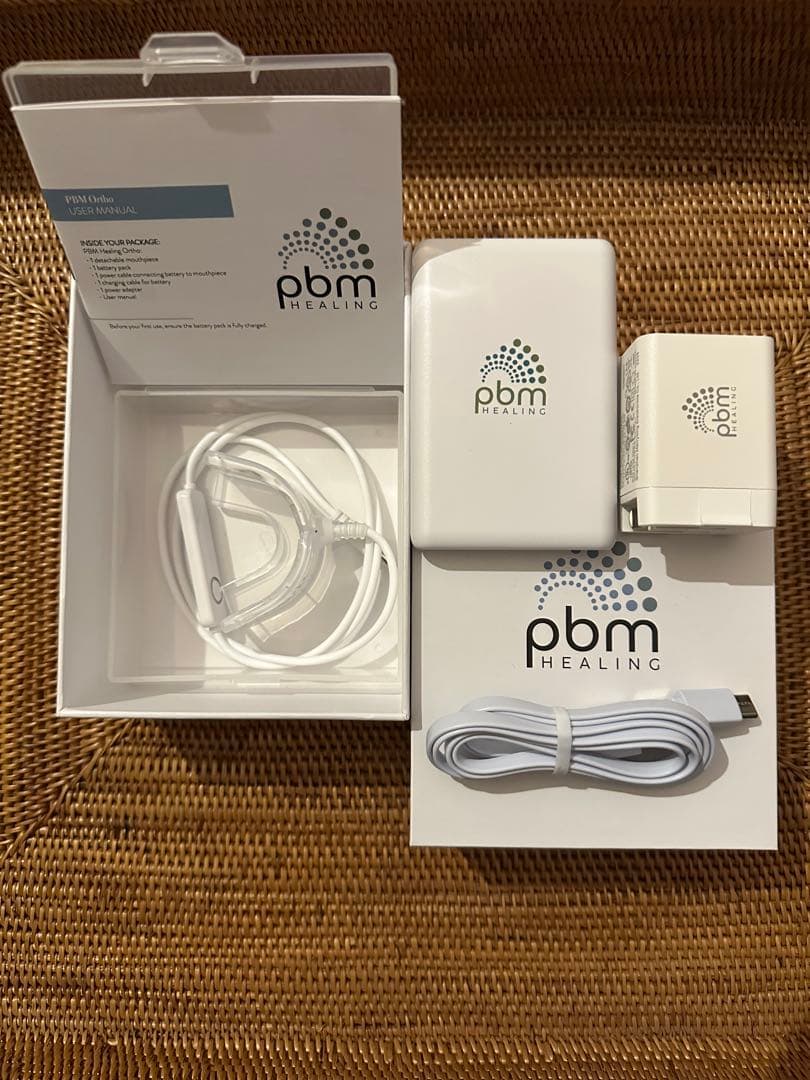 未使用に近い　pbmヒーリング　インビザライン　マウスピース矯正光加速装置