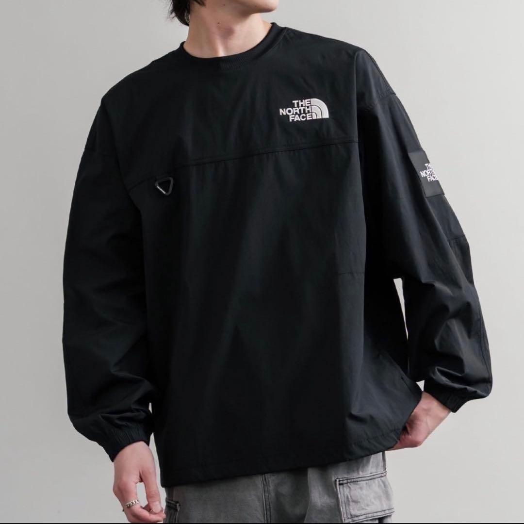 日本未入荷 ノースフェイス ALBANY EX CREWNECK ロンT 黒 L