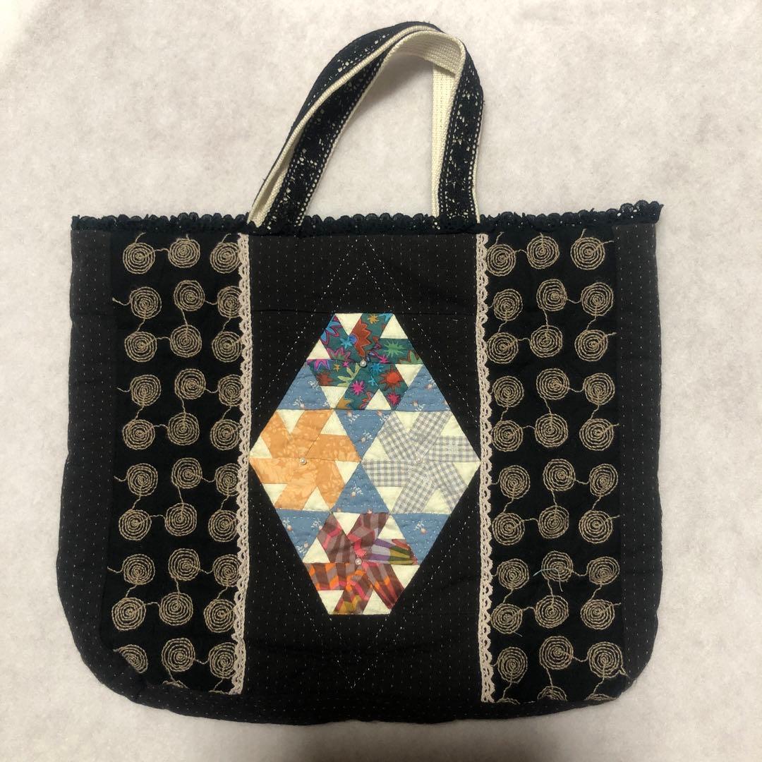 パッチワークキルト　 トートバッグ