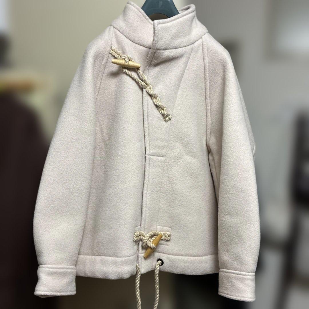 HYKE DOUBLE FACE DUFFEL JACKET ショートダッフル