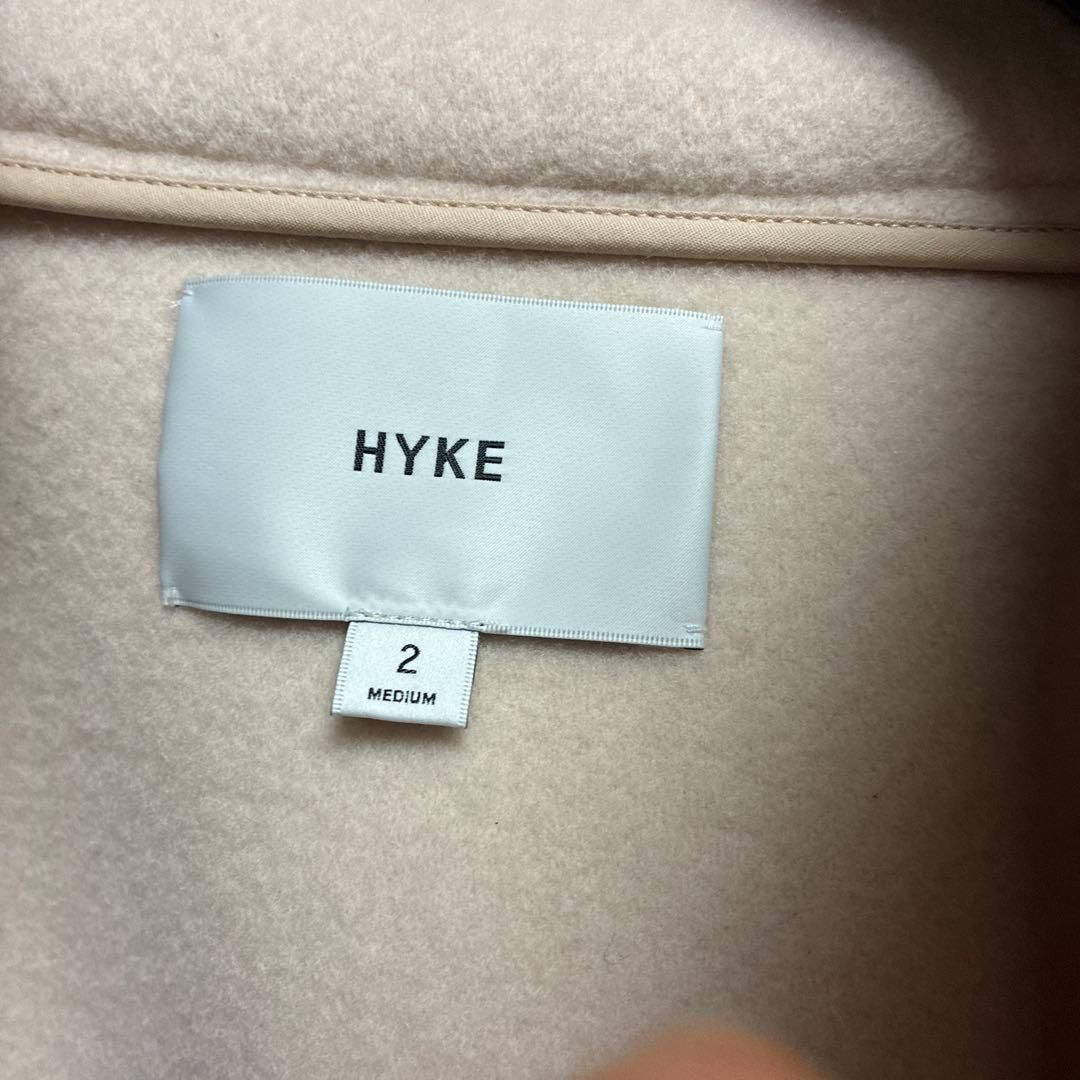 HYKE DOUBLE FACE DUFFEL JACKET ショートダッフル