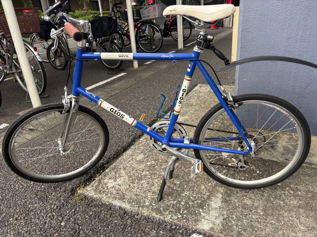 GIOS クロモリ ミニベロ エンリコ　カスタム８段ギア （直接引き取り限定）