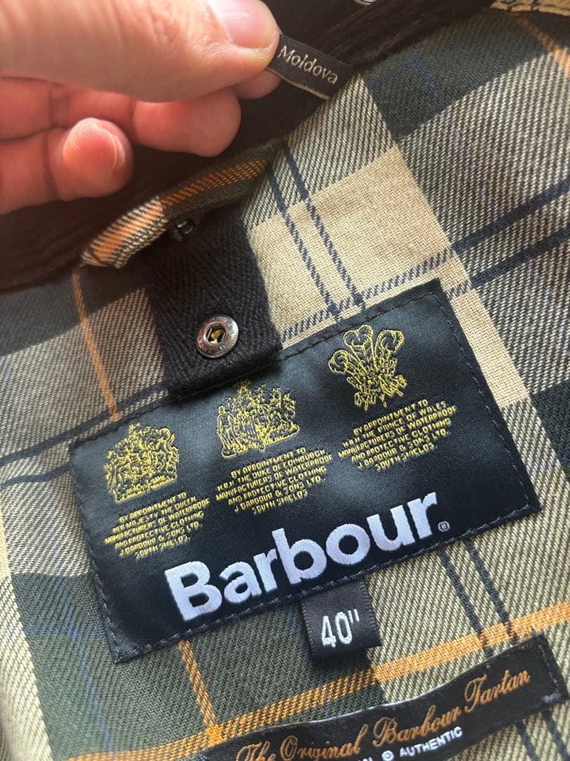 Barbour ダークグリーン ジャケット 40\"