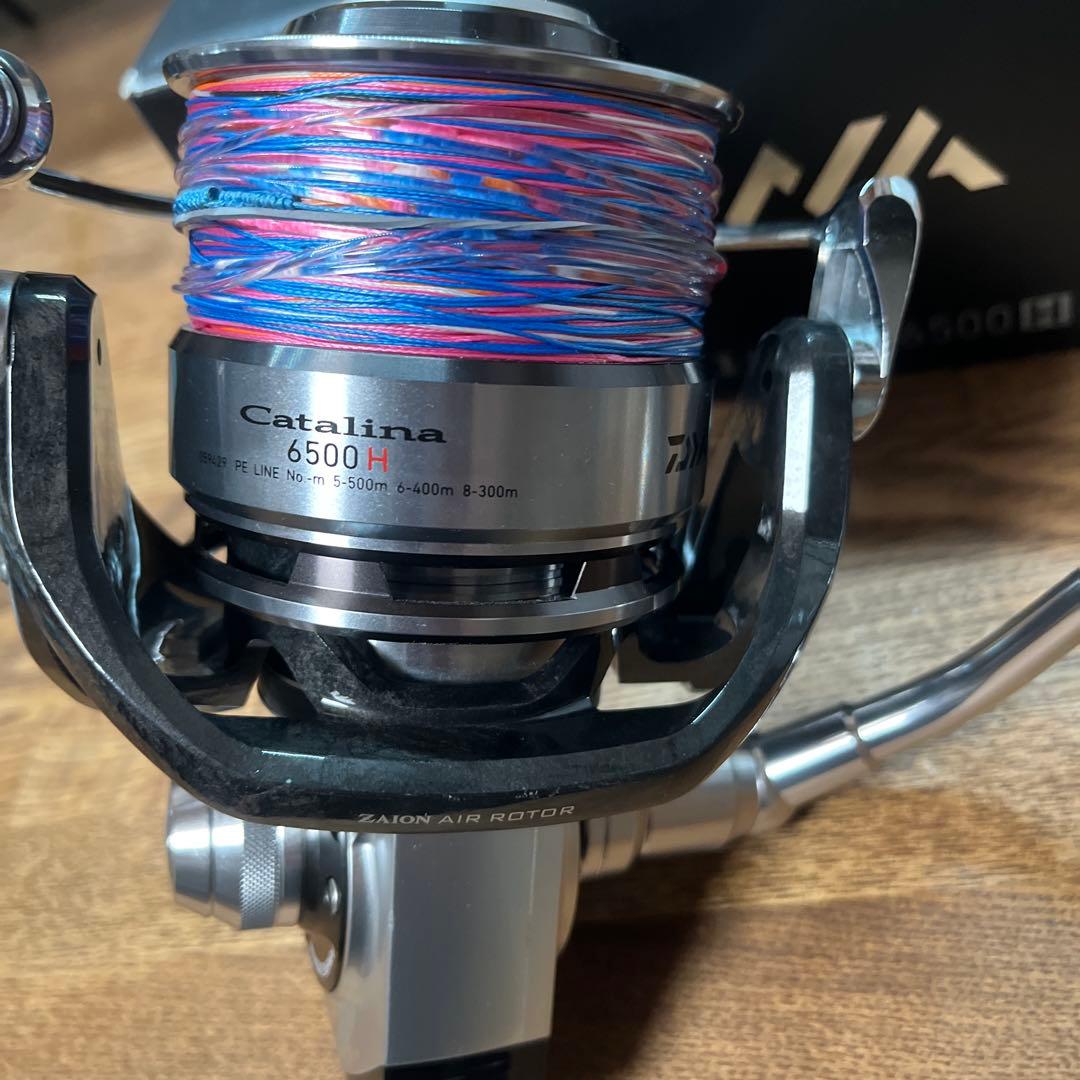 ダイワ スピニングリール キャタリナ6500H オーシャンマーク　スプール付