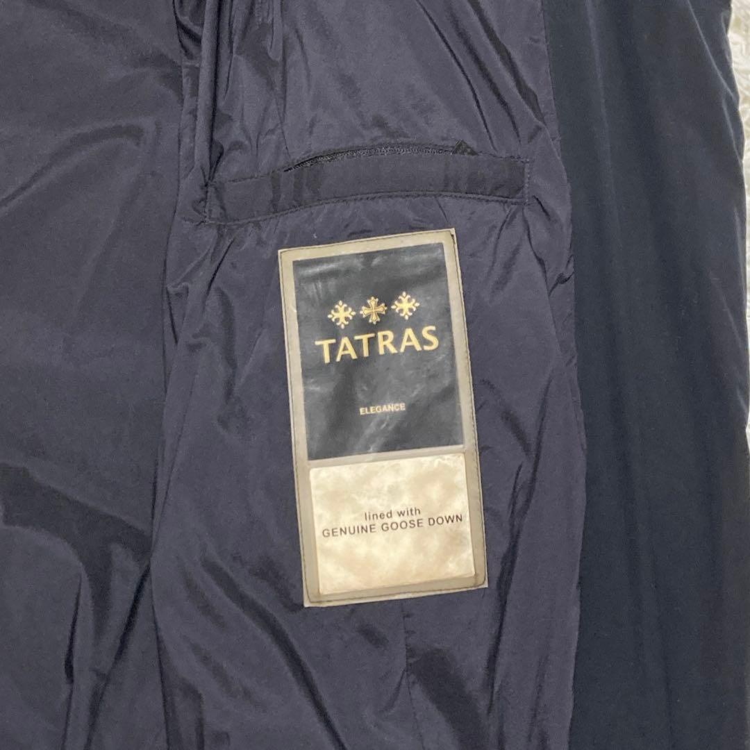 TATRAS 女優襟　VALLE ダウンコート　ショールカラー黒　02 M