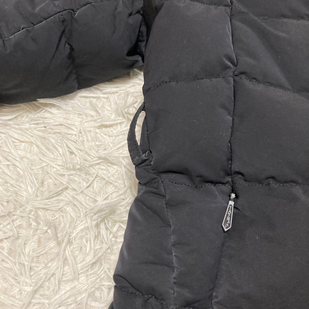 TATRAS 女優襟　VALLE ダウンコート　ショールカラー黒　02 M