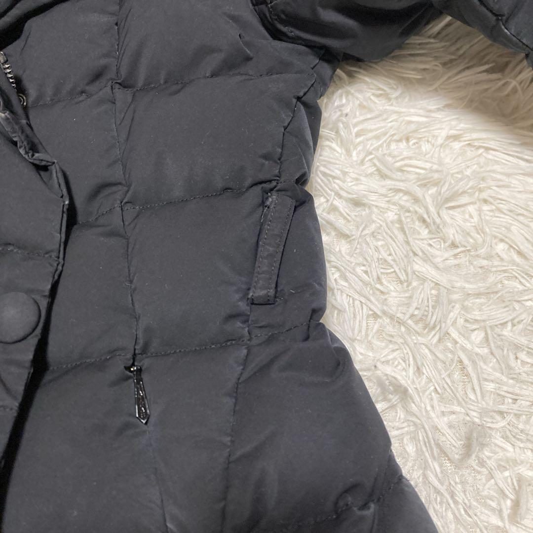 TATRAS 女優襟　VALLE ダウンコート　ショールカラー黒　02 M