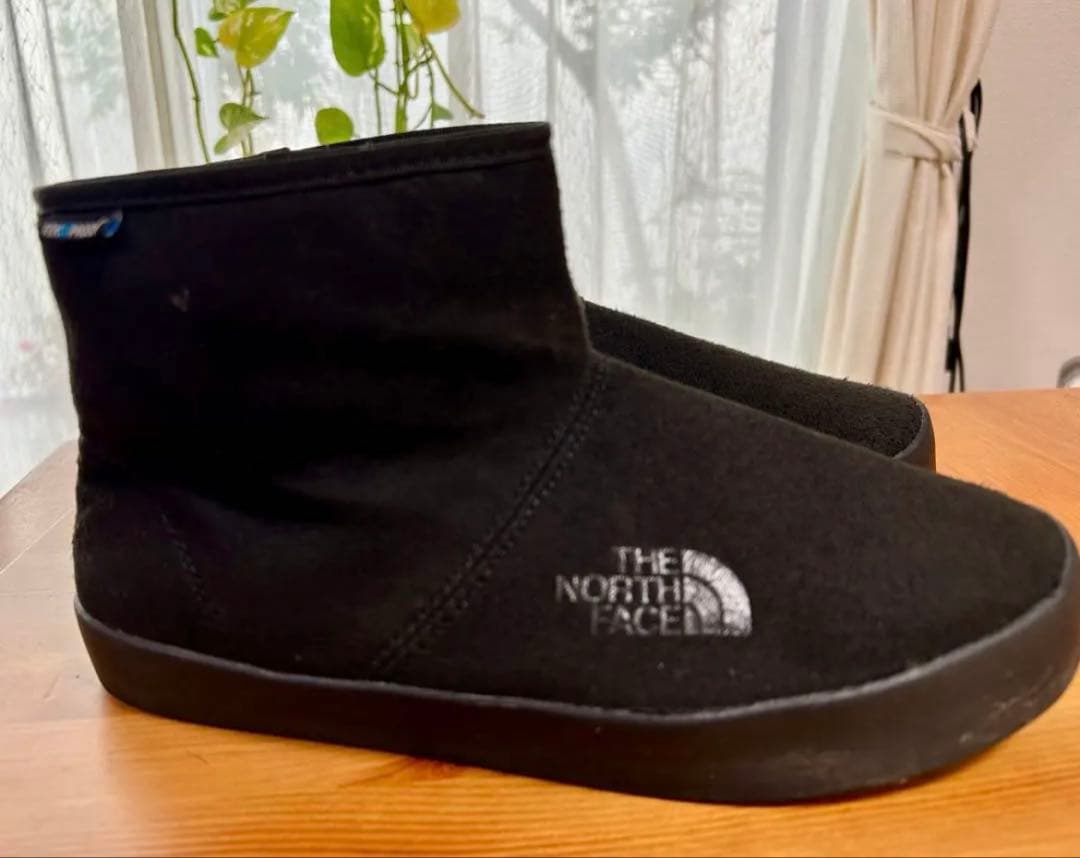 使用浅美品ノースフェイス ウィンターキャンプブーツNF51995ブラック25cm