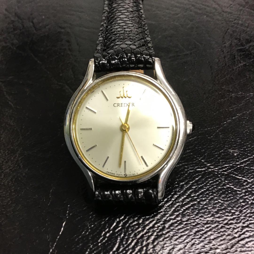 ❣️セイコー❣️CREDOR レディースクォーツ腕時計 シルバー/ゴールド　日本製