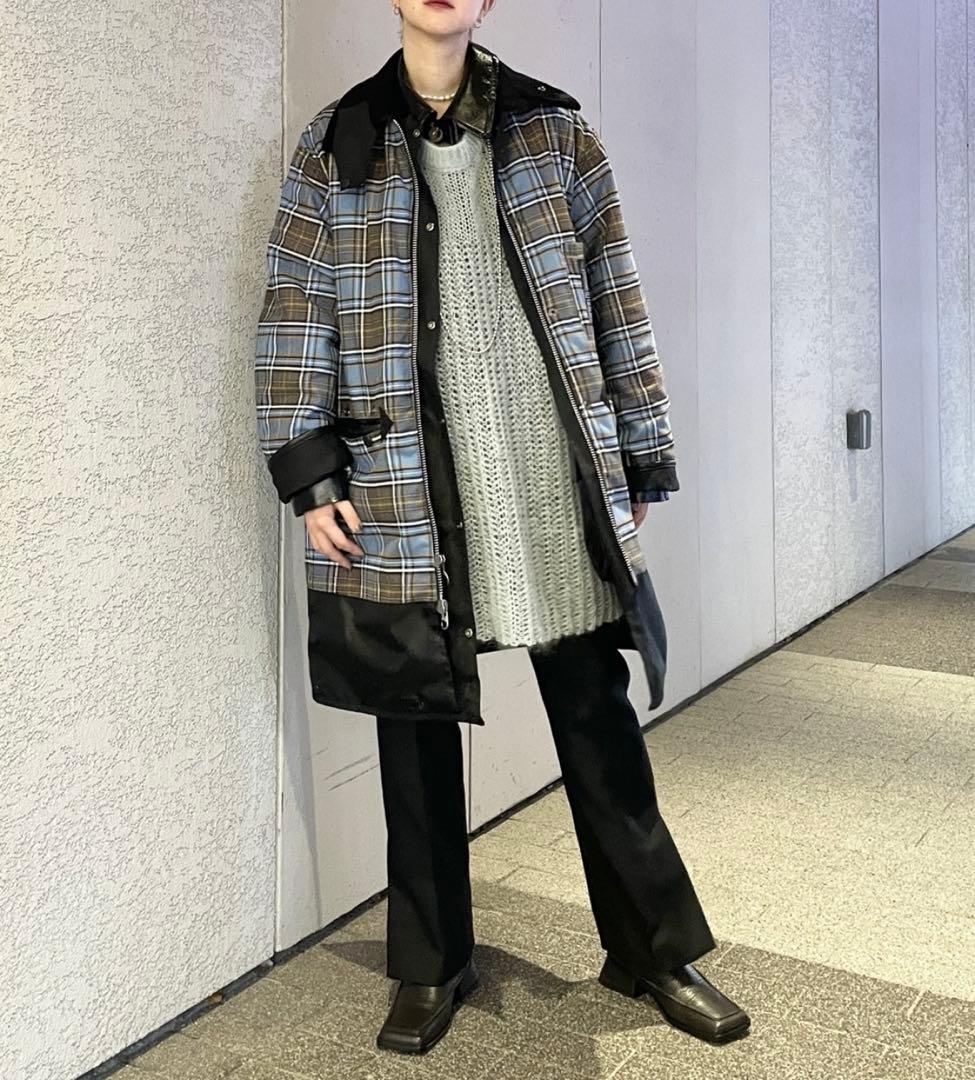 【新品未使用】シティショップ別注バブアーBORDERオイルドコート