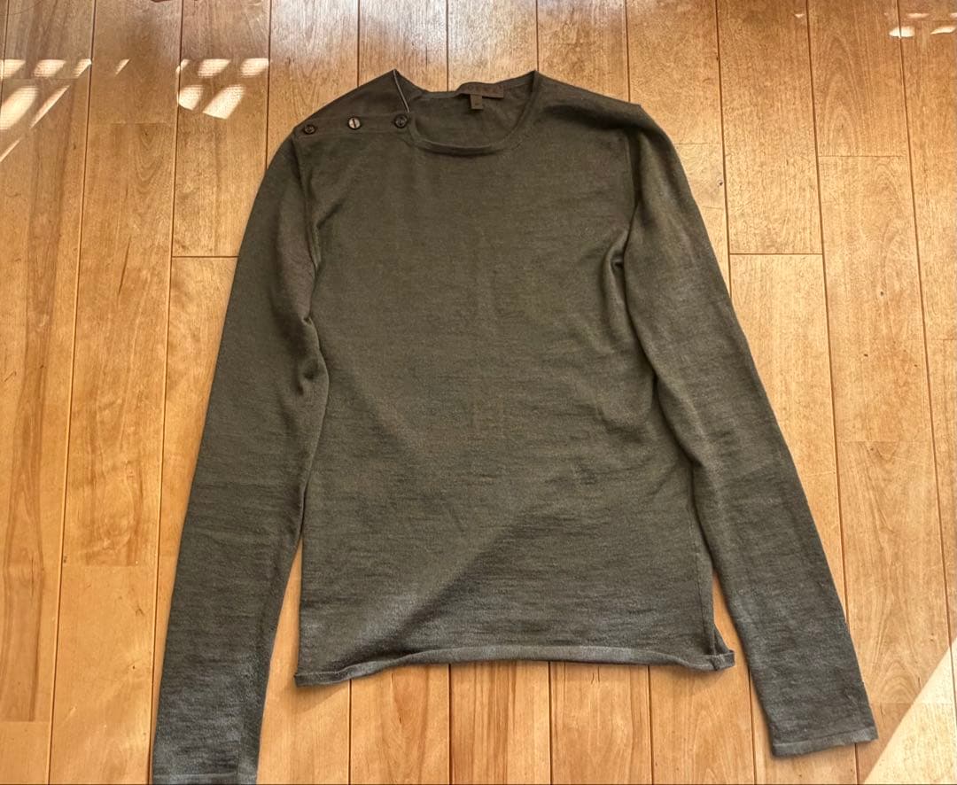 LOEW カシミヤ シルク ニットカットソー