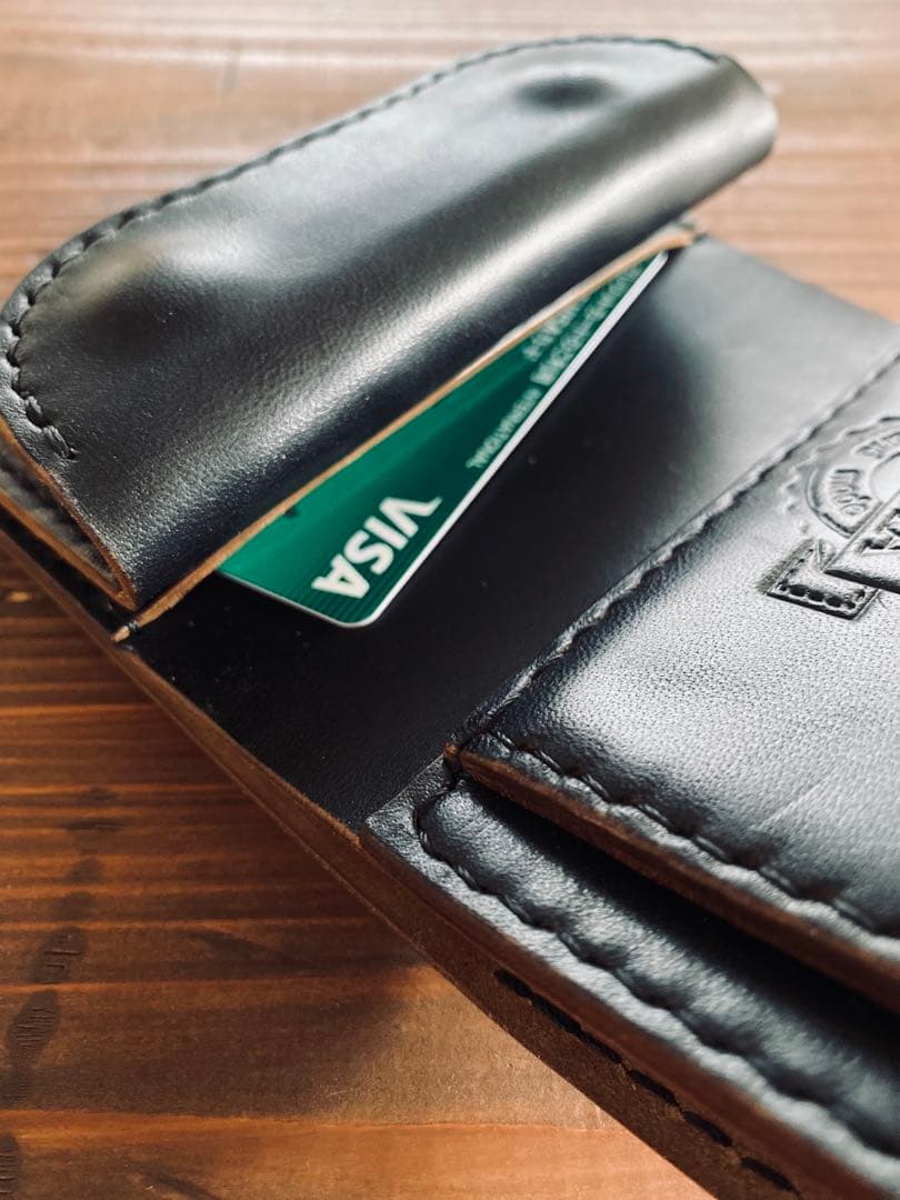 【HORSE BUTT】TL03-70ショートウォレット&真鍮チェーン付き