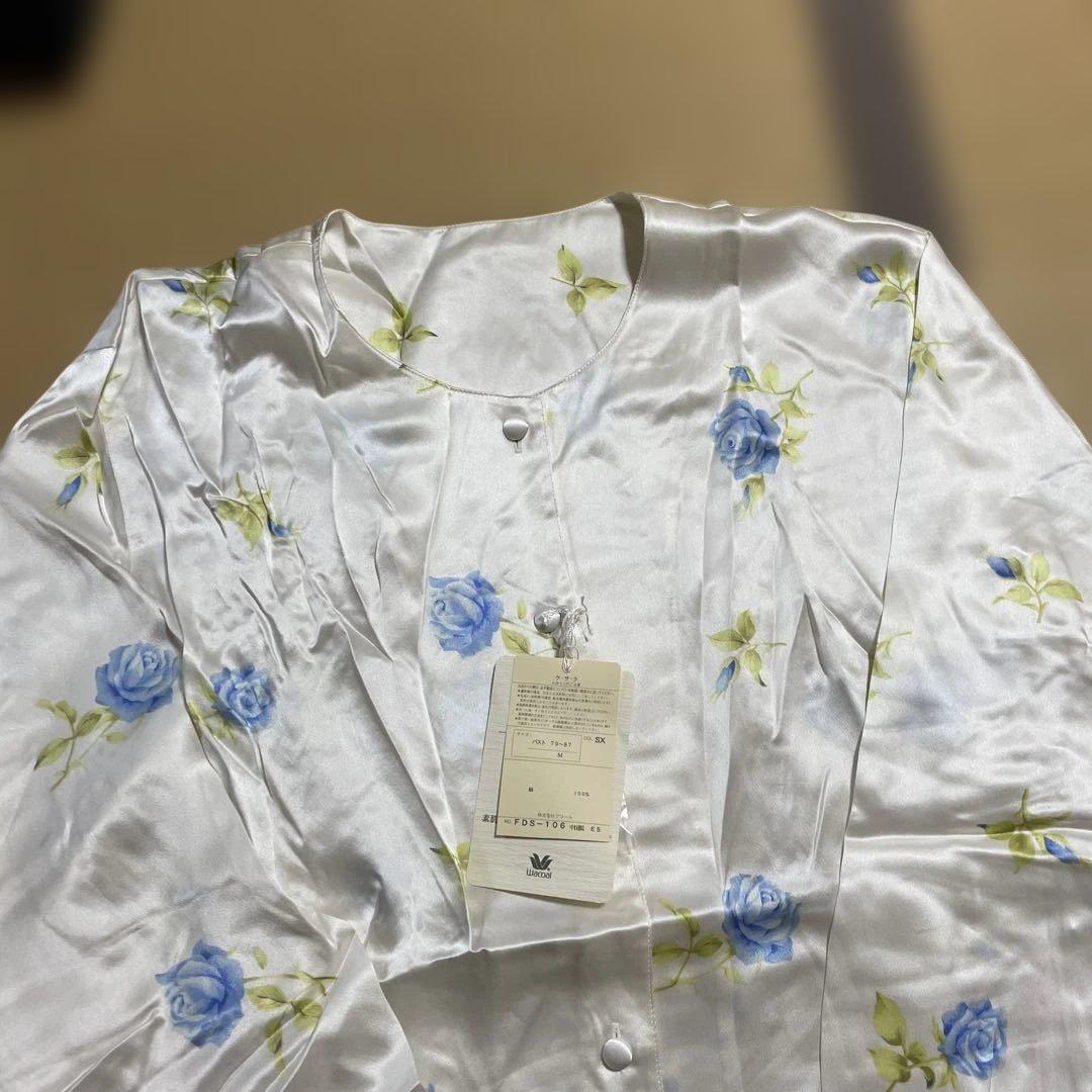 メ*ロ様 ワコール　絹　シルク　花柄　バラ　パジャマ