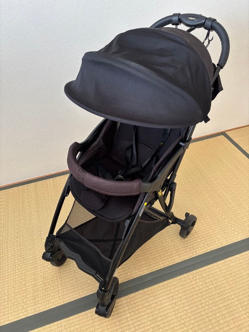pigeon Bingle BB3 ブラック サンシェード付 B型ベビーカー