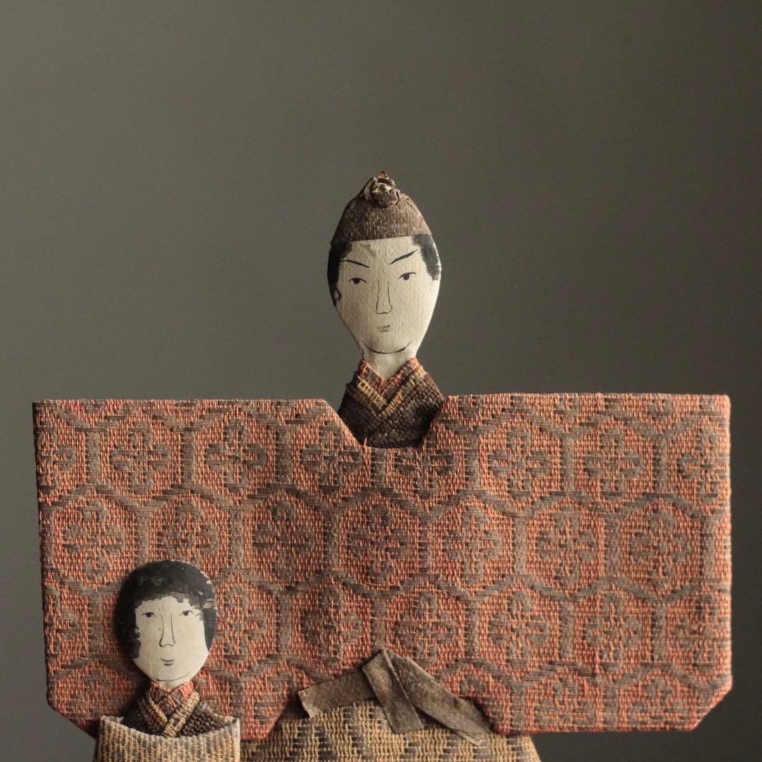 大正〜昭和頃 紙雛 1 立雛 雛人形 古道具 アンティーク