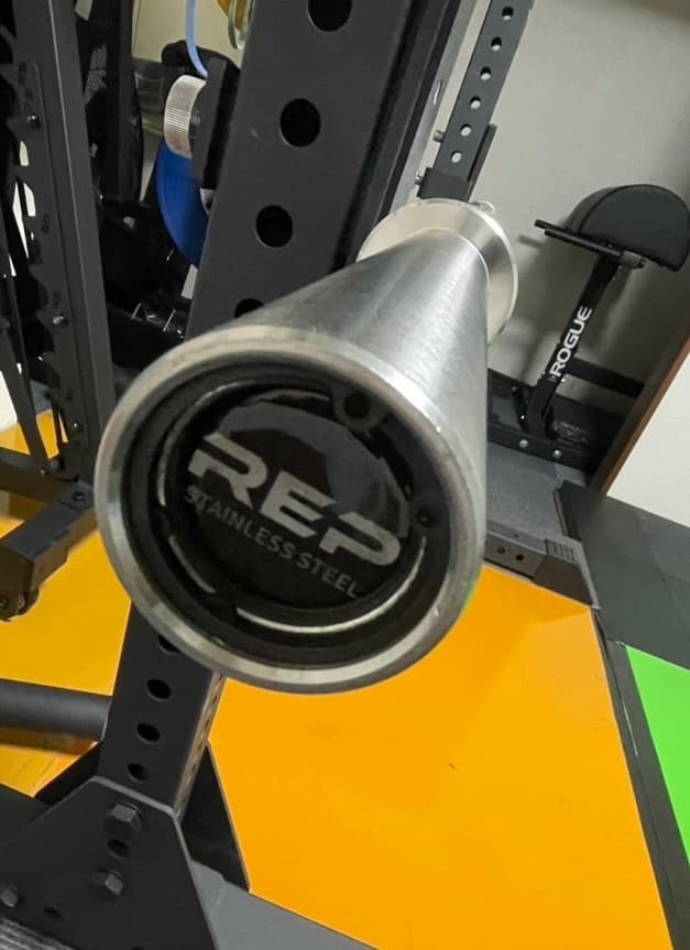 REP Fitness ラッカブルEZカールバー EZバー ステンレススチール