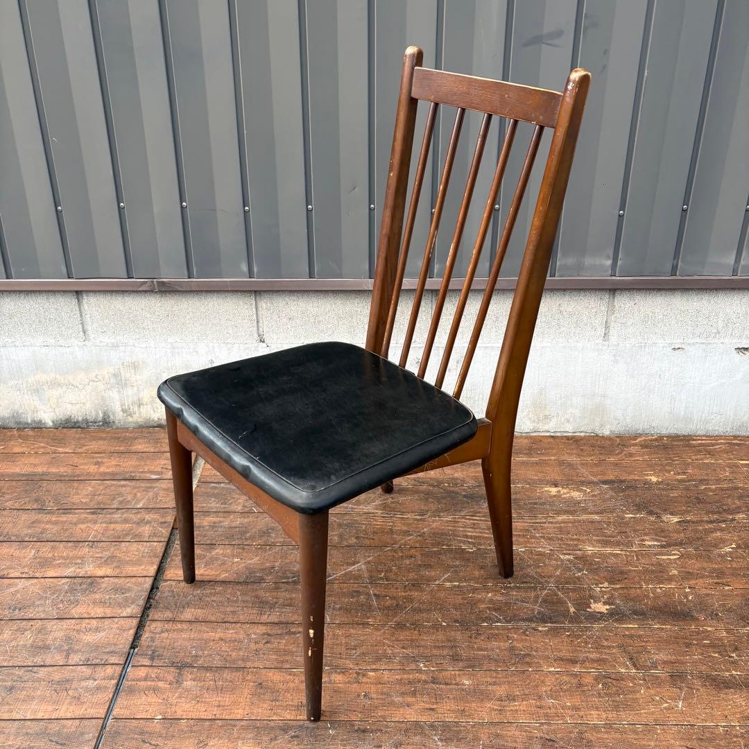 ①ヴィンテージ ミッドセンチュリー 木製椅子 ダイニングチェア ダイニングチェア