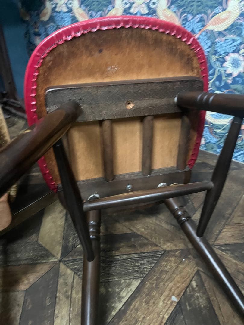 レトロチェア 昭和レトロ 椅子 セット 当時物 インテリア ビンテージ