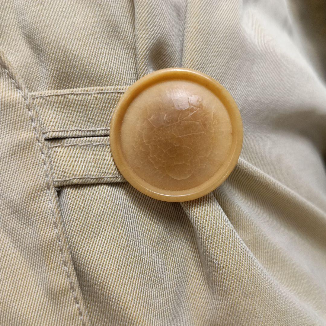 HERMES ベージュ トレンチコート　上228