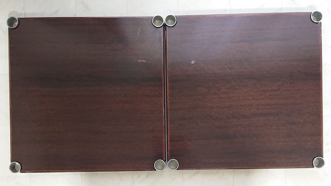 匿名配送 送料込ホームエレクター ウッドシェルフ 45×45 2枚