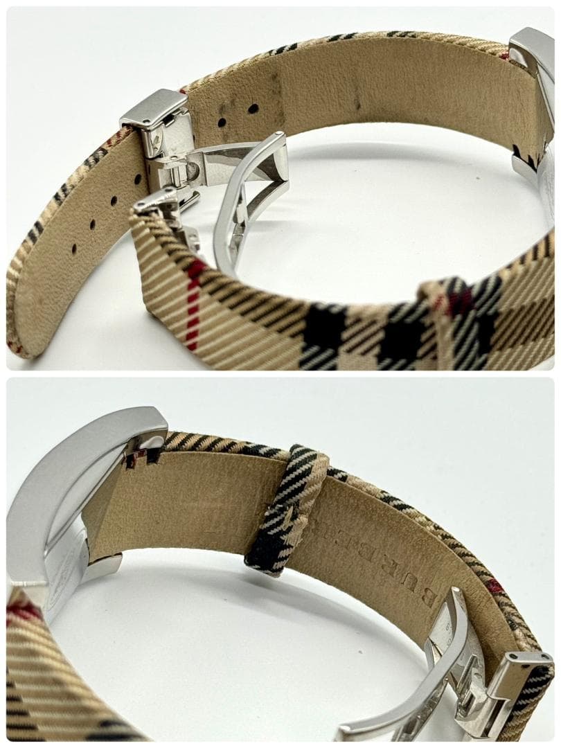 稼働品 Burberry バーバリー 腕時計 デイト ノバチェック クォーツ