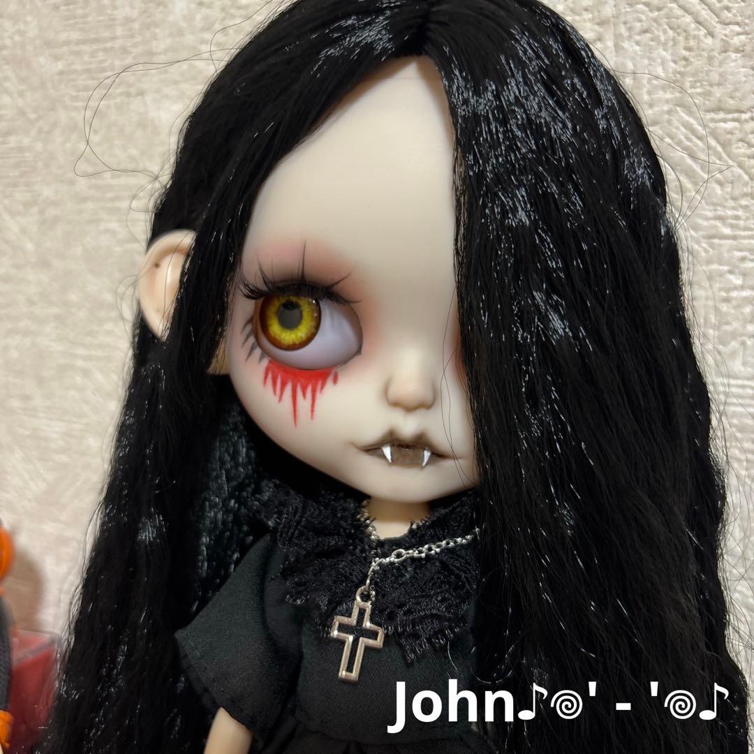 アイシードール カスタム☆152☆♡付け耳、オープンマウス、牙あり♡