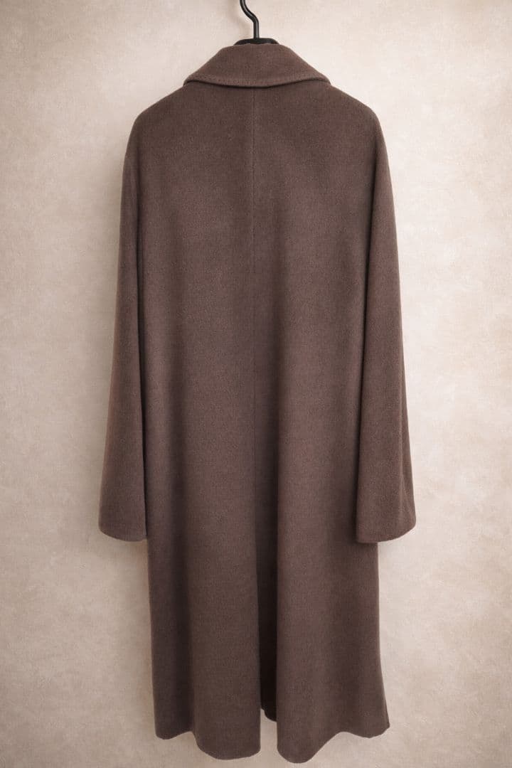Max Mara 白タグ イタリア製 ヴァージンウール ロングコート 38