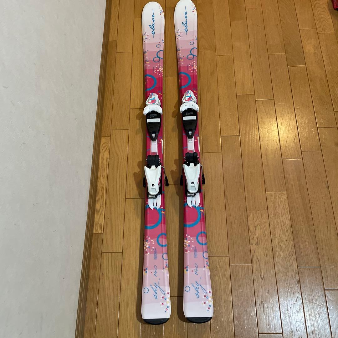 ぽぽ 　Elan スキーセット 140cmジュニア用